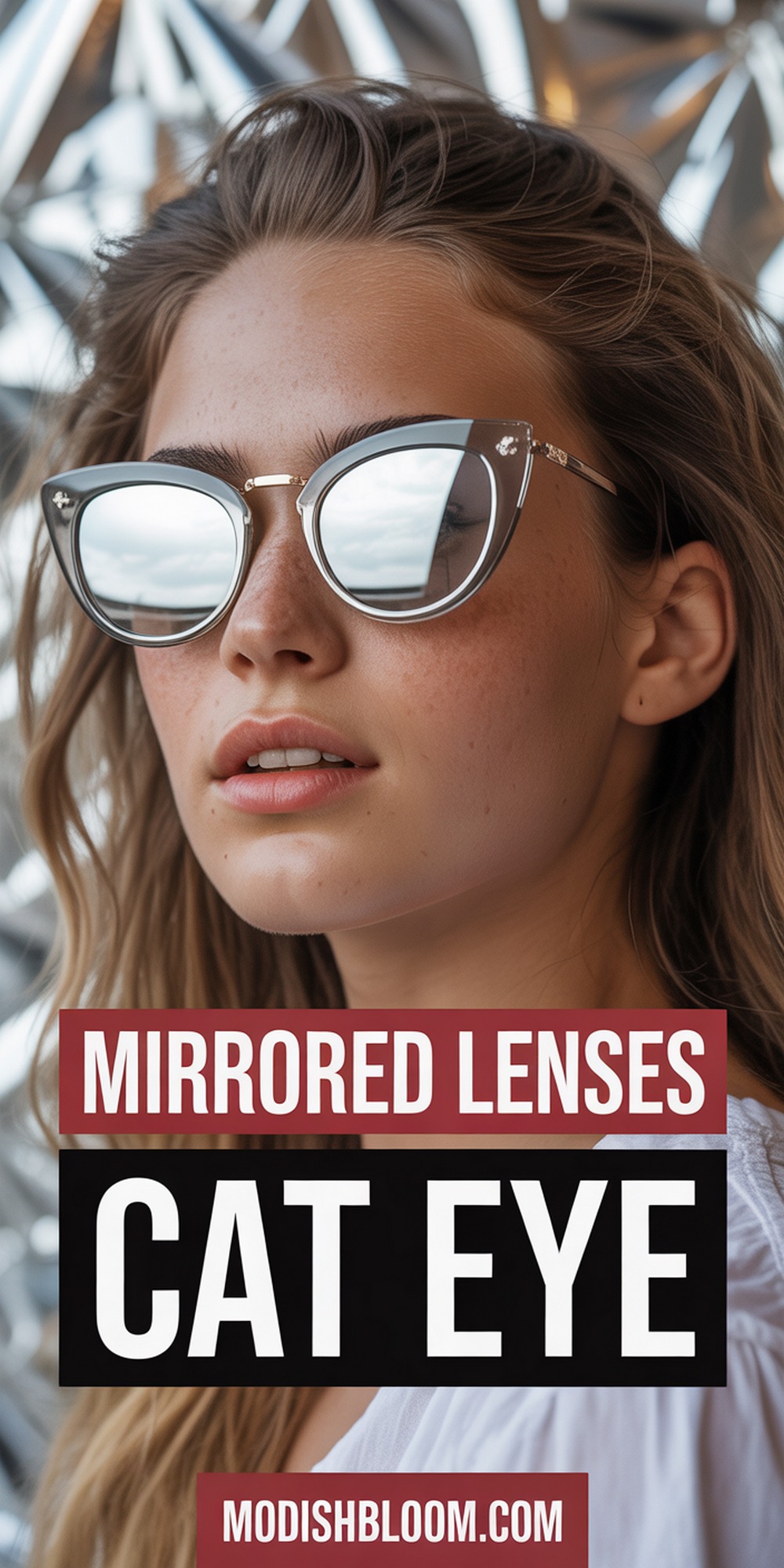 Mirrored Lenses Cat Eye