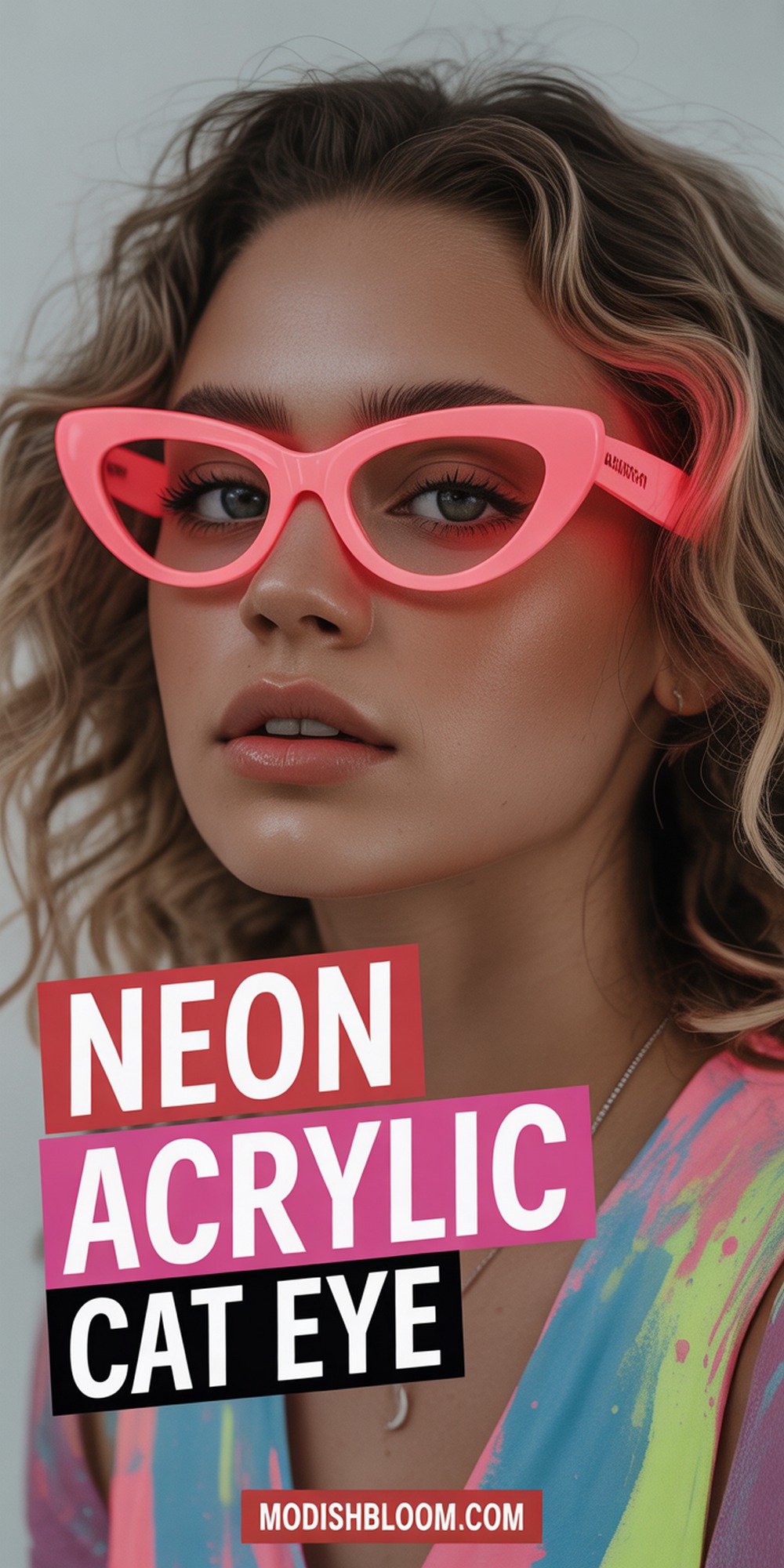 Neon Acrylic Cat Eye