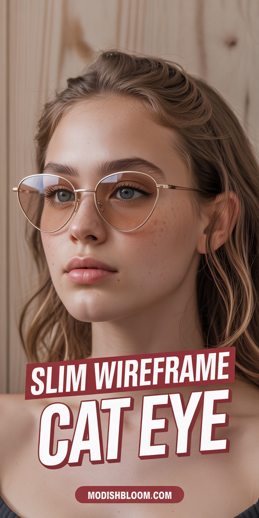 Slim Wireframe Cat Eye